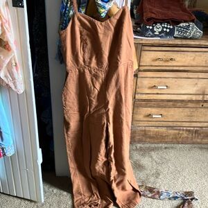 Brown jumpsuit